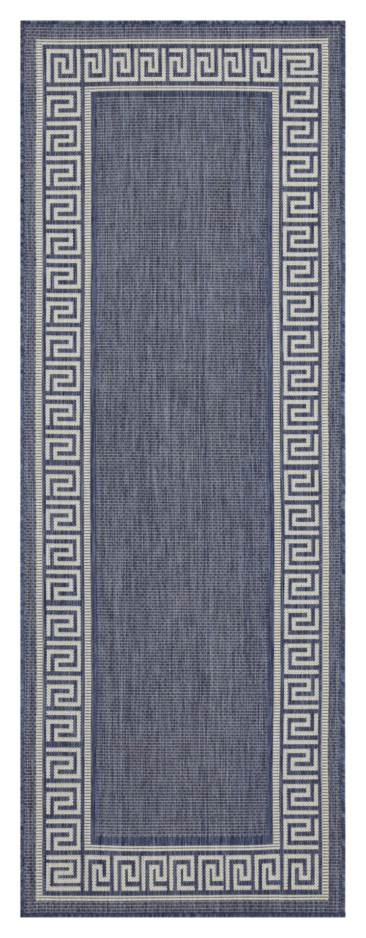 English Elm Sunshine 5 Ft. 3 In. X 7 Ft. 3 In. Durable Blue Indoor/Outdoor Area Rug - Stylish & Low-Maintenance! B186P198854-GIGA