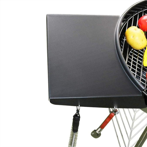 English Elm Outdoor Grill Station Caddy with Hooks Towel Holder Plate Storage for Cookouts W2181P481703