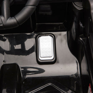 English Elm 12v Kids Electric Utv with 4-wheel Suspension Anti-collision Bar and 2-hour Battery Black W1578P343329