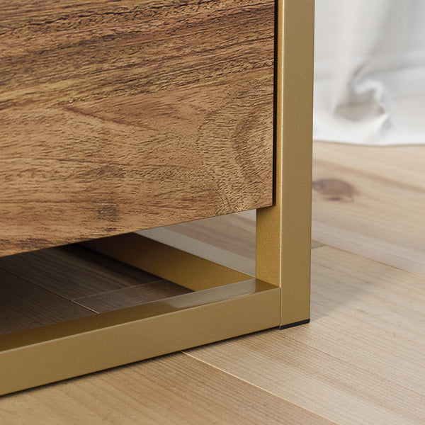 English Elm Lateral File - Elegant Brown Finish, Spacious Storage With Smooth-Access Drawers For Home Office B356P402782