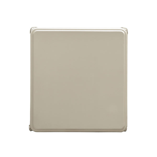 English Elm Traditional End Table With Elegant Curved Legs, Carved Design, And Chic Champagne Finish For Living Rooms B2741P361141-GIGA