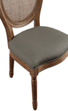 OSP Home Furnishings Stella Cane Back Chair Otter