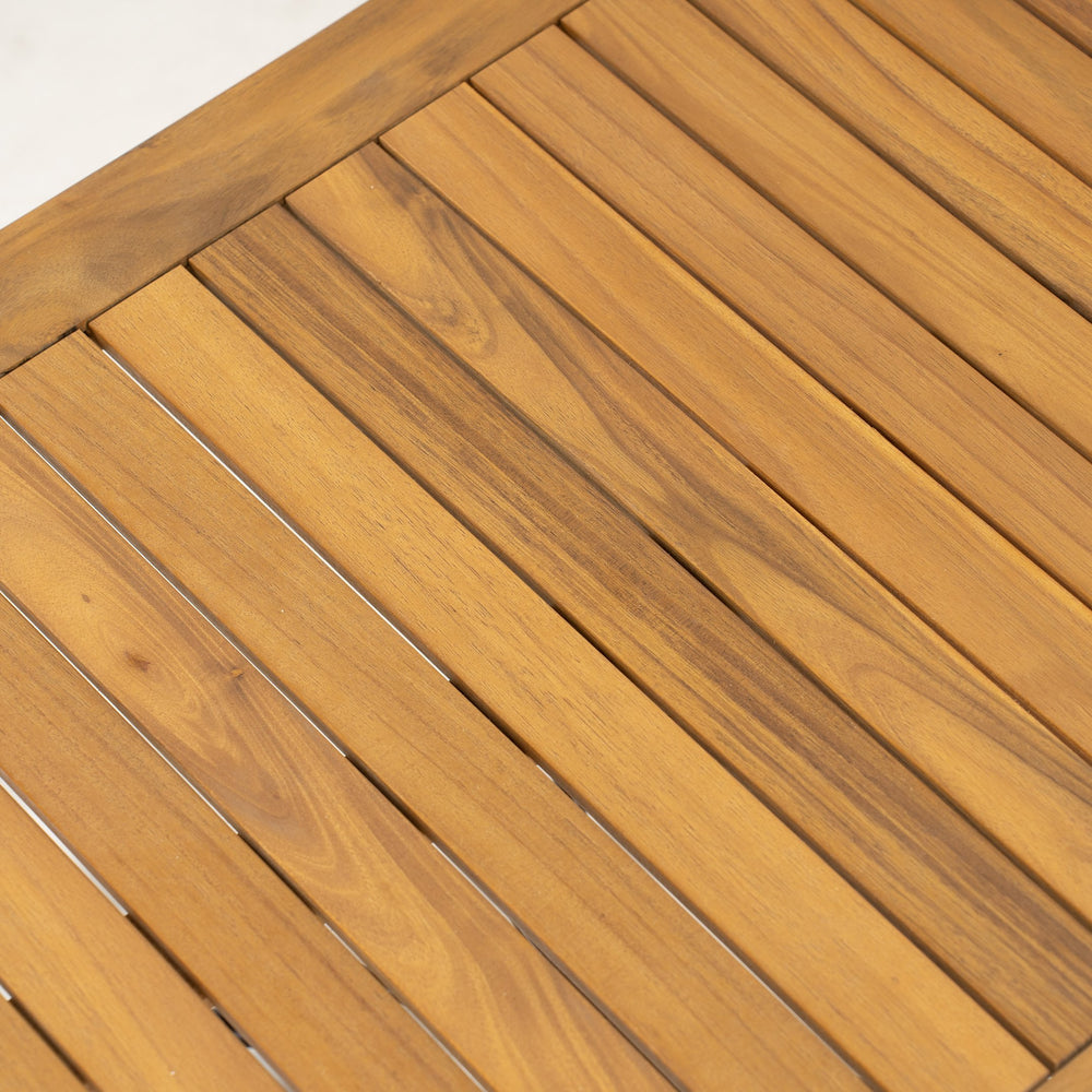 English Elm Christopher Knight Home® - Lucca Hand-Woven Acacia Outdoor Loveseat and Coffee Table Set with Water-Repellent Cushions, Durable Metal Frame Grey,Teak+ Beige N773P248910B