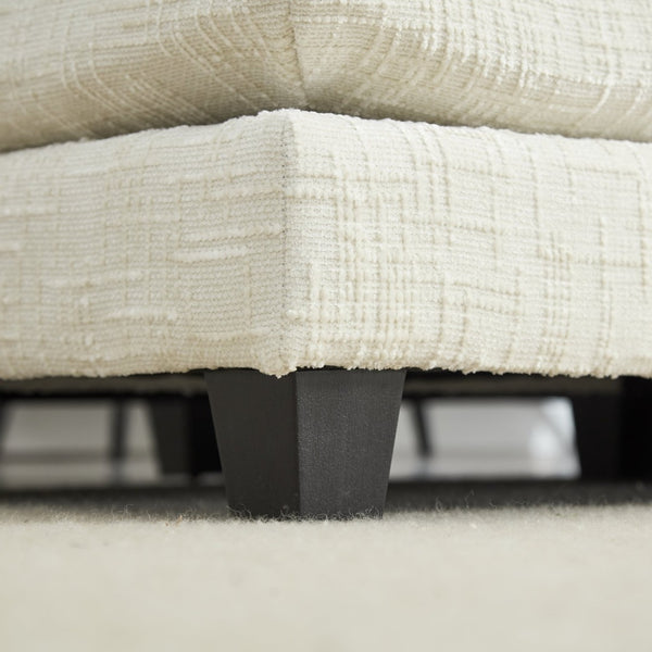 English Elm United Cozy Two-Seat Chenille Sofa With Detachable Armrests, Footstools, And Side Pockets For Comfort P2 W1568S00137-GIGA