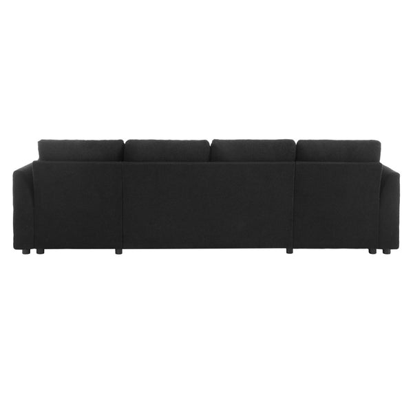 English Elm Swivel Barrel Accent Chair Chenille Tufted Round Club Seat for Living Room Lounge Black N719S002210B