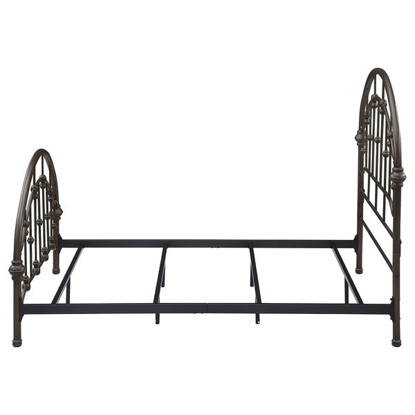 English Elm Juneau Dark Bronze Full Metal Bed Frame - Vintage Victorian Elegance For Timeless Bedroom Style B062P346519