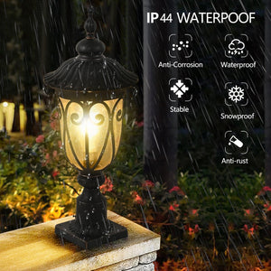 English Elm 23"(h) Vintage Outdoor Wall Sconce Black Iron Bubble Glass Porch Patio Lantern Light W2312P478263