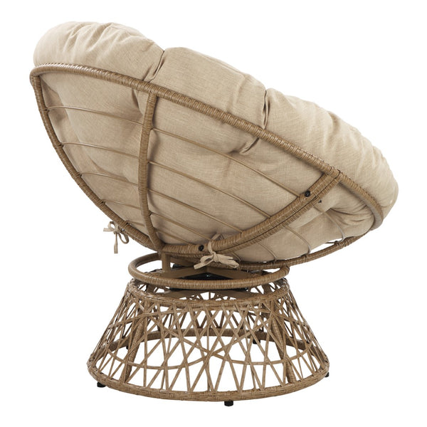 OSP Home Furnishings Papasan Chair Cream
