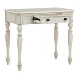 OSP Home Furnishings Country Meadows 36" Desk Antique White