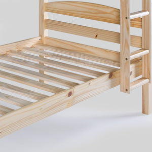 Wood Simple Twin over Twin Bunk Bed - Natural B2STOTNL Walker Edison