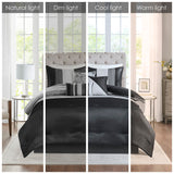 Madison Park Amherst Transitional 7 Piece Comforter Set MP10-225 Black