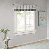 Madison Park Amherst Transitional Polyoni Pintuck Valance MP41-4375 Yellow