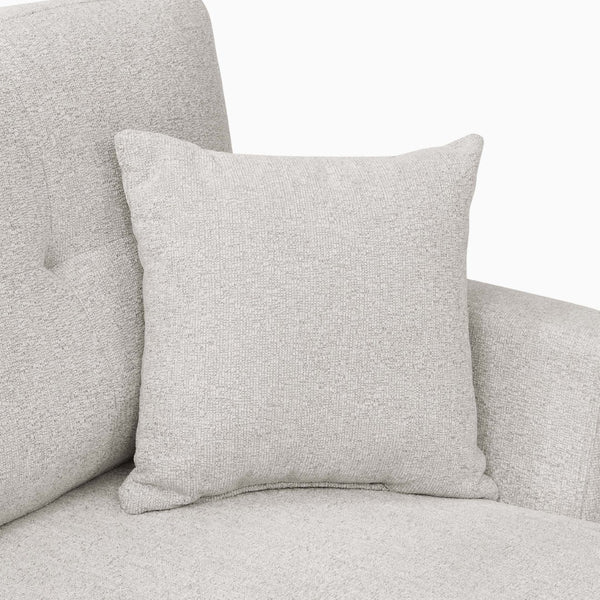 English Elm 76.5" Chenille Tufted Sectional Sleeper Sofa with Reversible Chaise and Hidden Storage B2748S00005