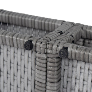 English Elm Christopher Knight Home® - Outdoor Acacia Wood Counter Height Barstool Set of 2 with Curved Backless Seats Rustic Weather-Resistant Grey N772P248136G