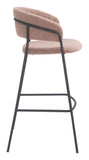 Josephine Barstool - Set of 2 Brown 109674 Zuo Modern