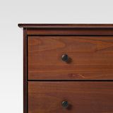 4-Drawer Solid Wood Dresser BR4DDRWT-T Walnut BR4DDRWT-T Walker Edison