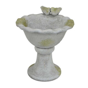 English Elm Deni Silver Porcelain Temple Jar with Pierced Lattice Lid for Mantel or Shelf Display Grey Green B056P416947