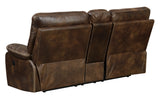 English Elm Wallace & Bay - Wallace & Bay  Hooper Brown Power Reclining Loveseat