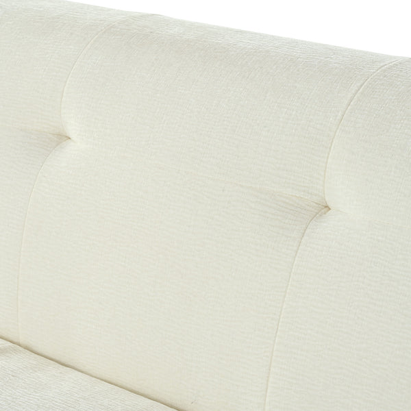 English Elm U_Style 85.8" Chenille 3-Seater Sofa with Tufted Cushions, Pocket Springs, Plush Sponge Comfort, 900lb Capacity Beige N711P281401A