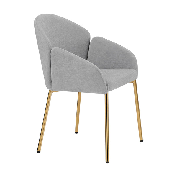 English Elm Christopher Knight Home® - Dining Chair Set Of 2 - Modern Grey Upholstered Metal Chairs For Stylish Dining & Home Bars N779P186914G