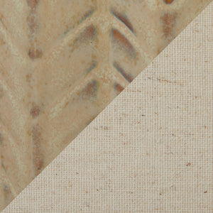 English Elm Rockwell 23" Contemporary Ceramic Table Lamp with Glossy Chevron Pattern, Polished Nickel Accents and White Linen Shade — Set of 2 Sand B202P224211