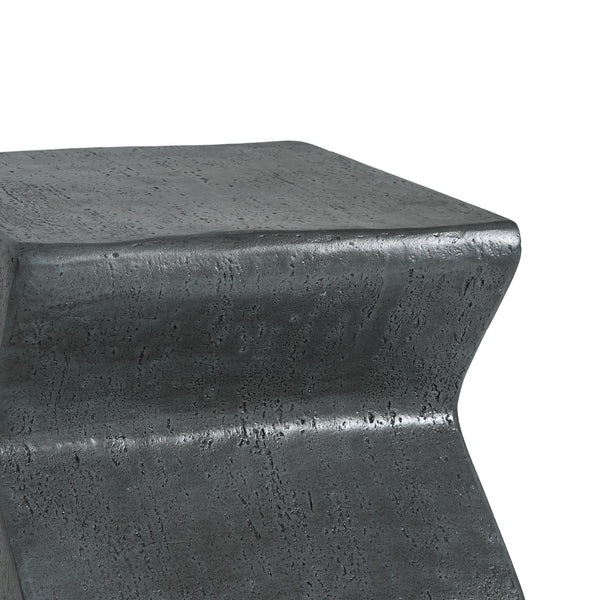 English Elm Christopher Knight Home® - MGO Rectangular Side Table Set of 2 – Durable MGO Outdoor Indoor Accent Stools, Weather-Resistant Patio Nesting End Tables Stone Gray N770P341384S