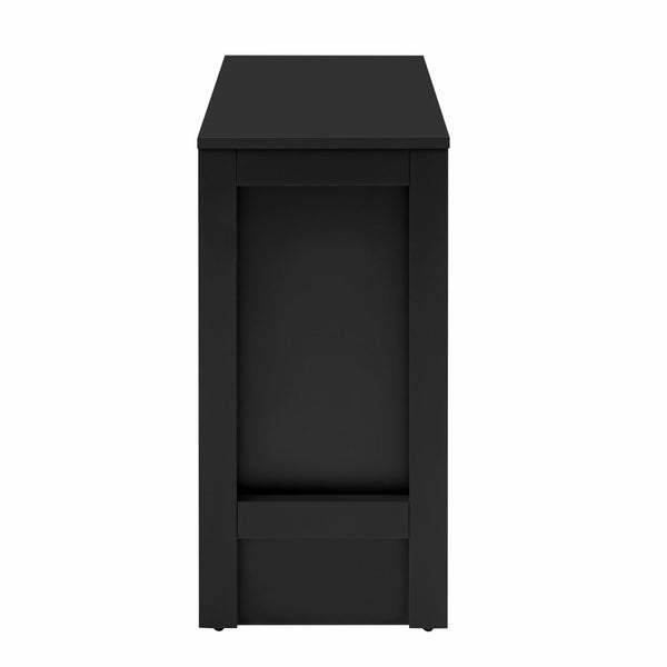 English Elm U_style Extendable Wooden Sideboard with 3 Drawers and 2 Doors for Entryway Living Room N711P334768B
