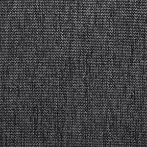 English Elm 1pc Modern Transitional Upholstered Crescent Arm Accent Chair with Rounded Track Arms and Metal Legs Black,Grey 35 L x 31.25 W x 29 H B011P306685