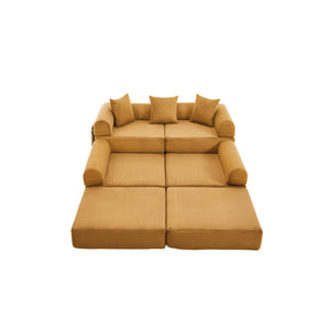 English Elm United We Win Convertible Folding Sofa Bed – Cozy Corduroy Memory Foam Couch For Small Spaces! W1568S00251-GIGA