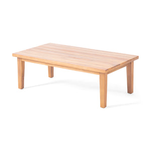 English Elm Christopher Knight Home® - ISLA Teak Chat Set with Acacia Wood Frame, Water-Resistant Cushions, Transitional Wicker Style Lounge 66579.00BRN