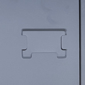 English Elm 15 Door 72"H Metal Lockers - Secure 15-Compartment Steel Storage Cabinet for Gym Office School Home T2398P282183