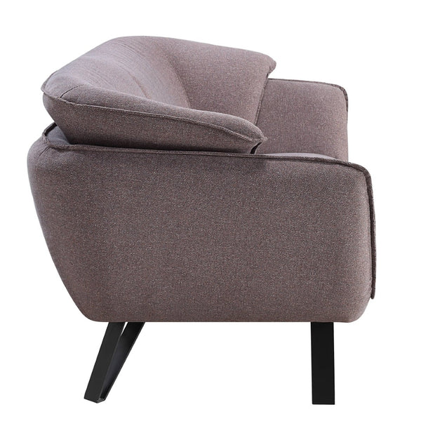 English Elm Dalya Velvet Upholstered Sofa Low Profile Contemporary Living Room Seating B2726P468879