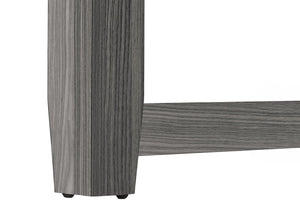 English Elm Accent Corner Console Table with Two-Tier Storage for Entryway, Hallway, Living Room, Modern Craftsmanship Grey 39 L x 15 W x 6 H B2710P219390