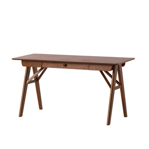 English Elm Christopher Knight Home® - Wood 57" Walnut Desk with Drawers — Modern A‑Frame Rubberwood PC Desk, Spacious Scratch‑Resistant WorkstationWood 57" Walnut Desk with Drawers — Modern A‑Frame Rubberwood PC Desk, Spacious Scratch‑Resistant Workstation N770P323366D