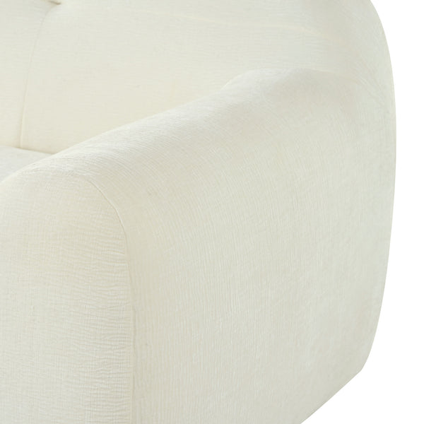 English Elm U_Style 85.8" Chenille 3-Seater Sofa with Tufted Cushions, Pocket Springs, Plush Sponge Comfort, 900lb Capacity Beige N711P281401A