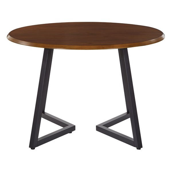 OSP Home Furnishings Metro Dining Table Oak Veneer/Black