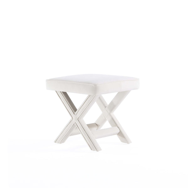 English Elm Abigail Velvet Accent Bench In Cream - Chic, Compact & Comfortable Seating For Any Room Decor B365P398205