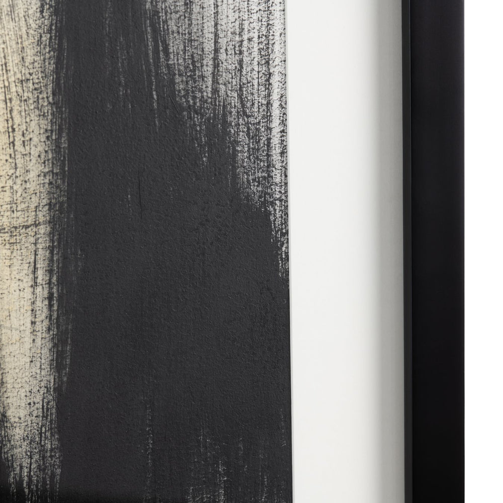 Crestview Collection S/3 Stunning Oil Paintings With Solid Black Wood Frames - Elegant Wall Decor Set For Modern Homes   Cvbzwf122