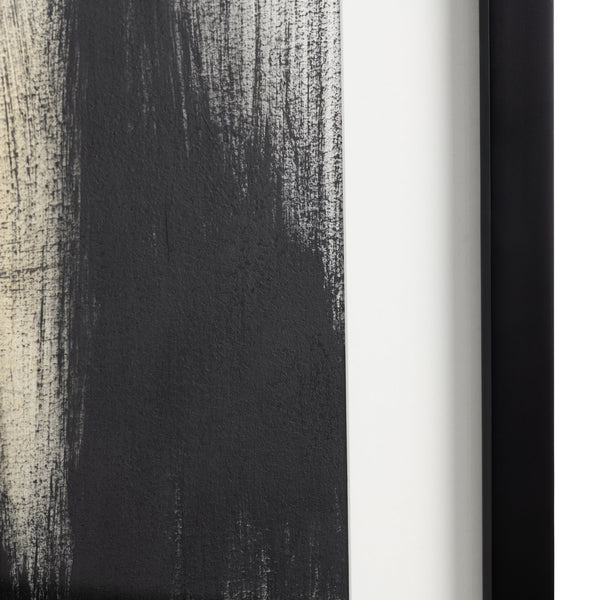 Crestview Collection S/3 Stunning Oil Paintings With Solid Black Wood Frames - Elegant Wall Decor Set For Modern Homes   Cvbzwf122