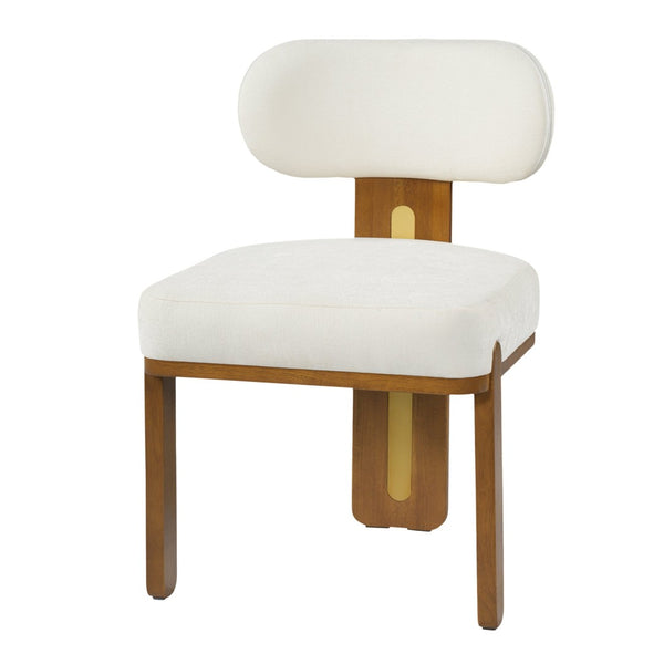 English Elm Mid-century Modern Rattan Cane Back Dining Chair Set Rubberwood Frame Upholstered Seat N768P437935W