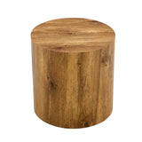 English Elm The Cylindrical Table With Its Patterned Design Can Be Easily Integrated Into A Variety Of Interior Styles, From Coffee Tables To Small Dining Tables, Workbenches Or Makeshift Writing Desks.