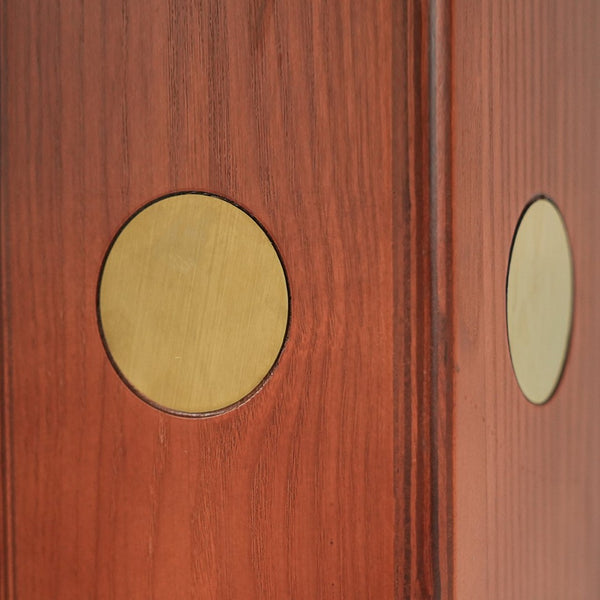 English Elm Modern Square Dining Table - 33.5" Sintered Stone With Wooden Legs & Gold Base For Small Spaces P1 W1535S00585-GIGA