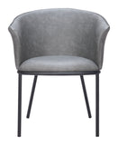 Garston Dining Chair Gray 110175 Zuo Modern