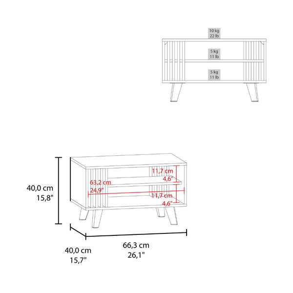 English Elm Wenge Coffee Table With Open Storage Shelf - Rustic Oak Blend For Modern Living Room Style & Function B062P380041-GIGA
