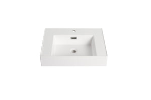 English Elm Resin Ameican White Oak Gel Basin Vanity Top 29.5x13.2x23.6 Inch Durable Non-Toxic Smooth Finish W1972P186770