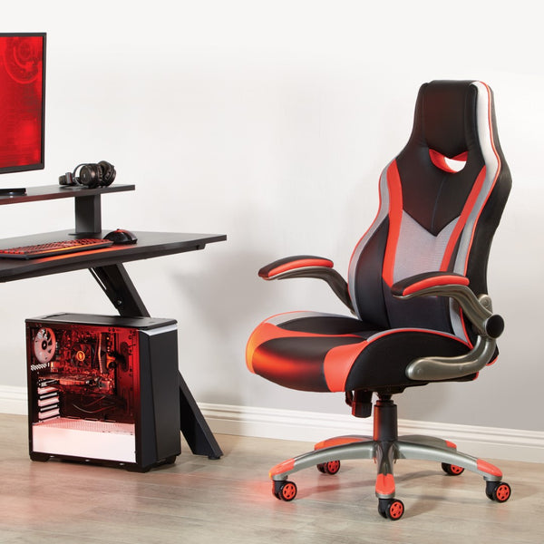 OSP Home Furnishings Uplink Gaming Chair Red