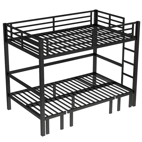 English Elm Twin Xl Solid Pine Loft Bed with Built-in Led Lighting and Storage Shelves W1580S00503