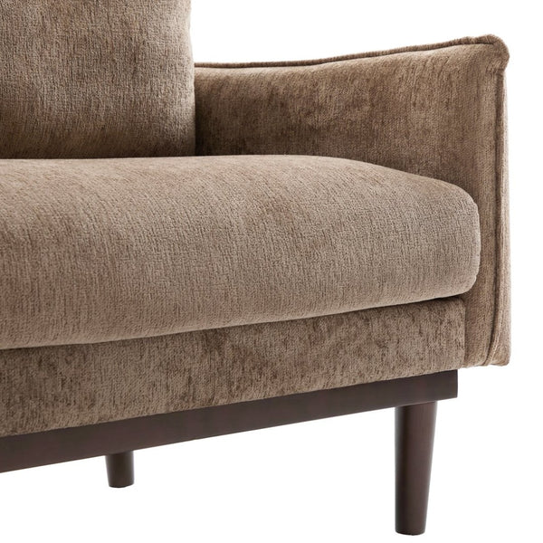 English Elm Modern Chenille Loveseat with Pocket Spring Cushions and Rubberwood Legs for Living Room N763P347228D