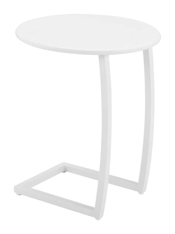 Zuo Modern Noga End Table - Sleek Modern Design For Stylish Living Spaces And Hospitality Environments White Aluminum 704064-zuo-modern