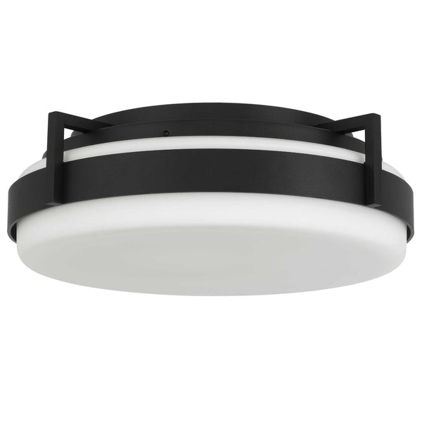 English Elm 12 Inch Led Flush Mount Ceiling Light Dimmable Selectable Color Temperature Glass Diffuser B370P399051